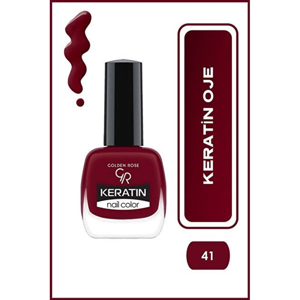 GOLDEN ROSE KERATIN NAIL COLOR 41