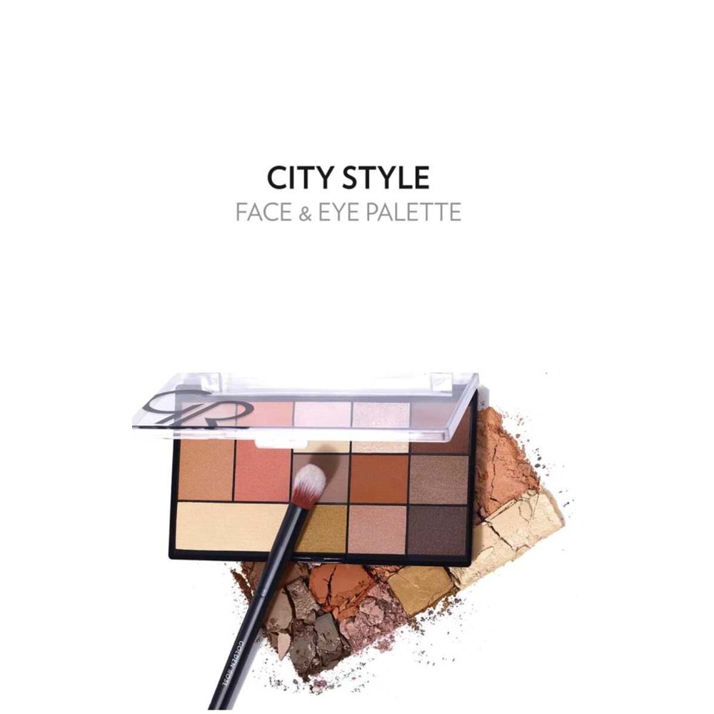 GOLDEN ROSE CITY STYLE FACE&EYE PALETTE 01