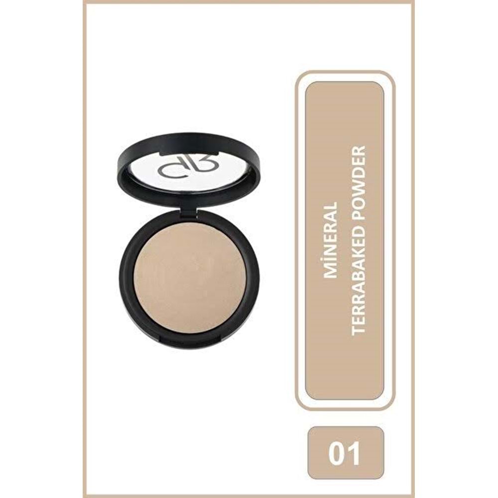 GOLDEN ROSE MINERAL TERRABAKED POWDER 01