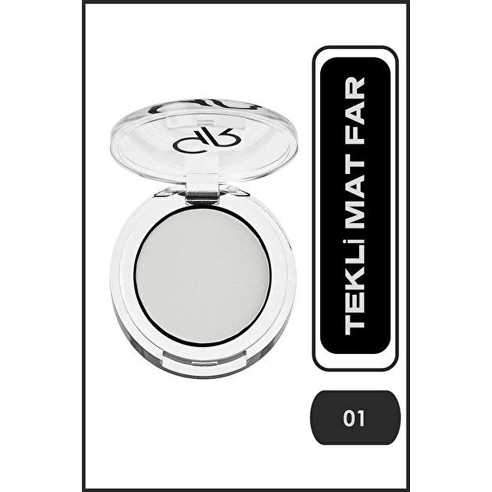 GOLDEN ROSE SOFT COLOR MATTE MONO EYESHADOW 01