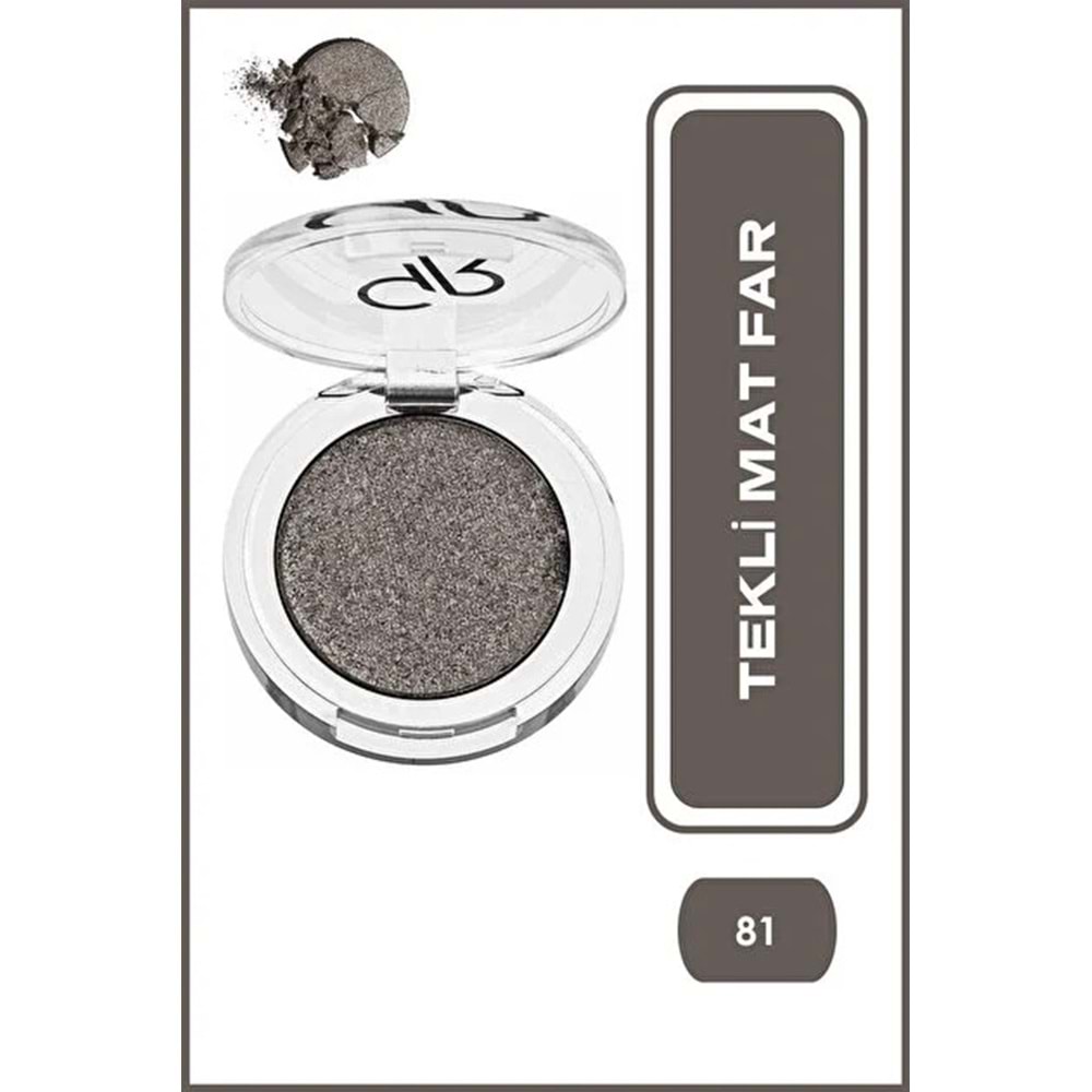GOLDEN ROSE SOFT COLOR SHIMMER MONO EYESHADOW 81