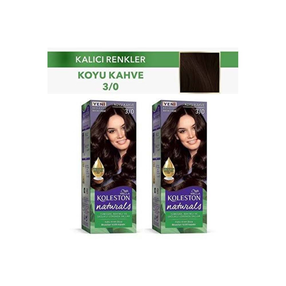 WELLA KOLESTON NATURALS 3-0 KOYU KAHVE
