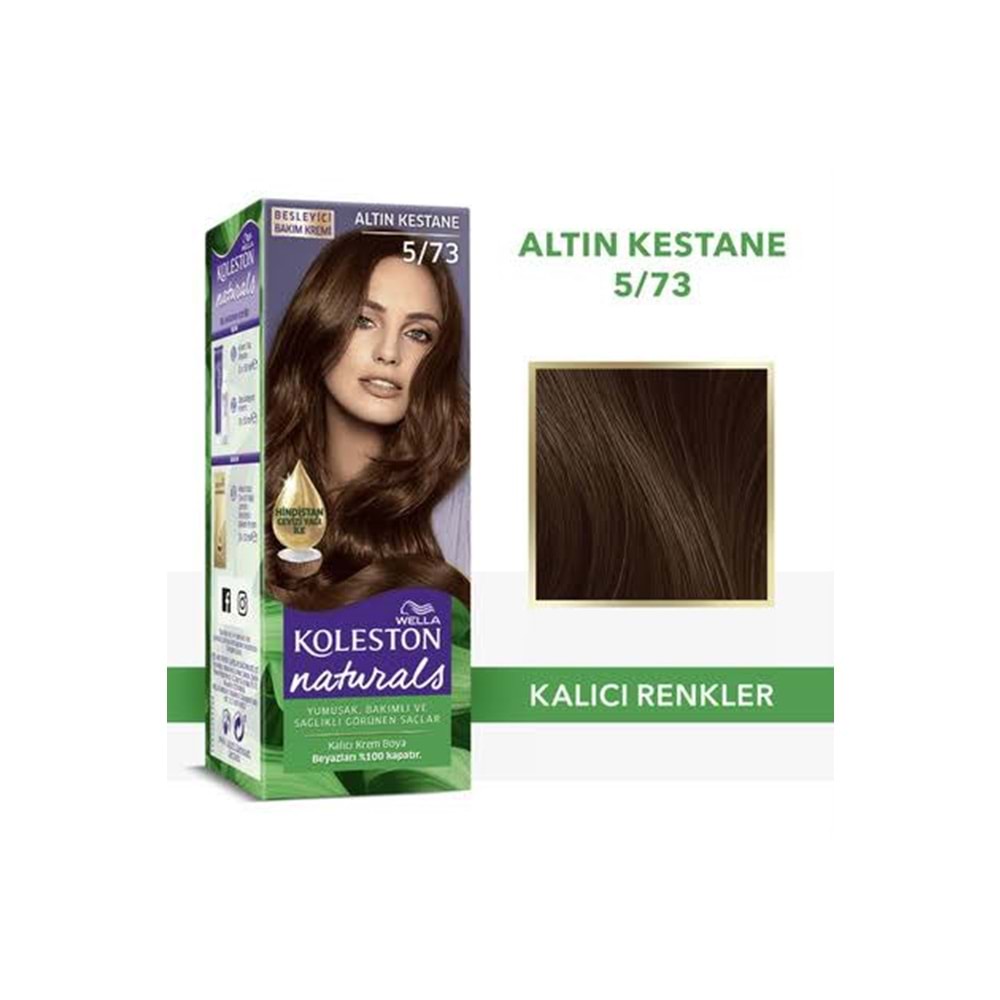 WELLA KOLESTON NATURALS 5-73 ALTIN KESTANE