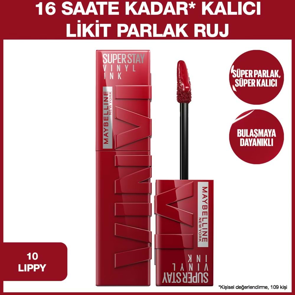 MYB VINYL INK RUJ 10 LIPPY