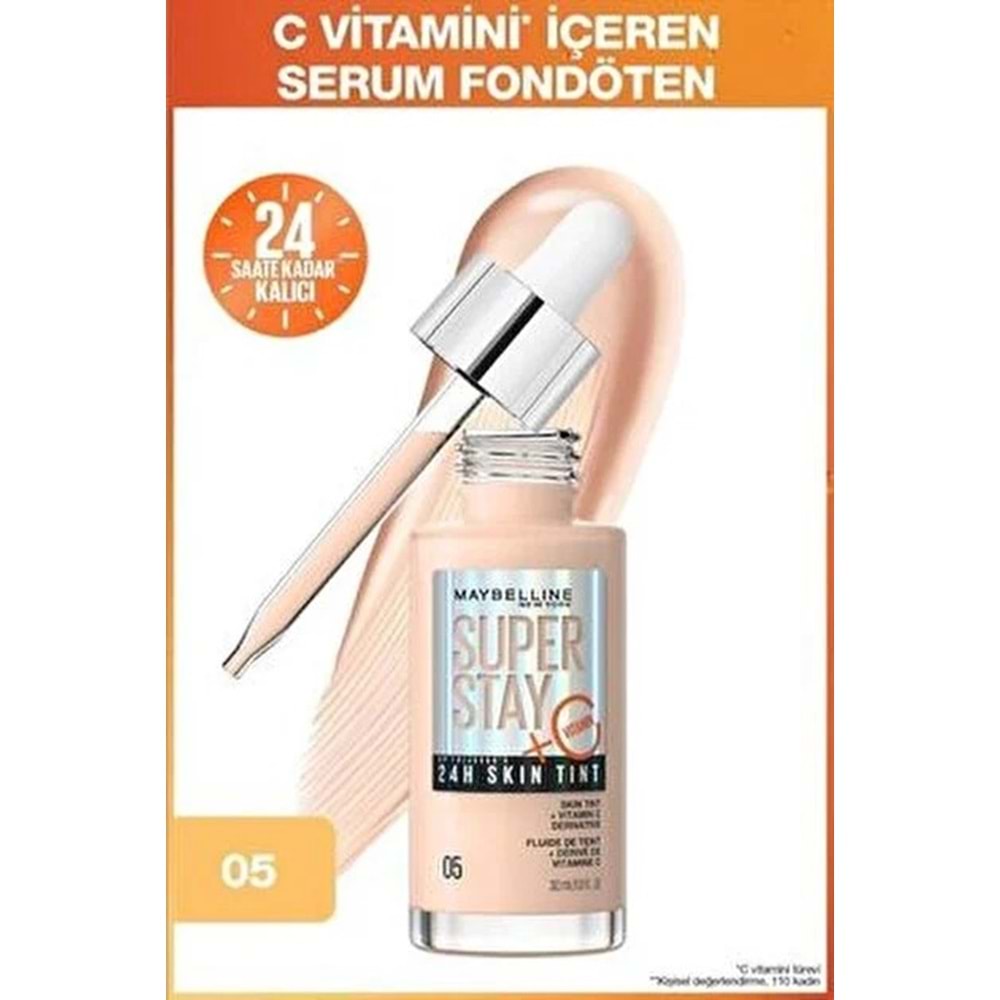 MYB SUPERSTAY SKIN TINT FOUNDATION 05