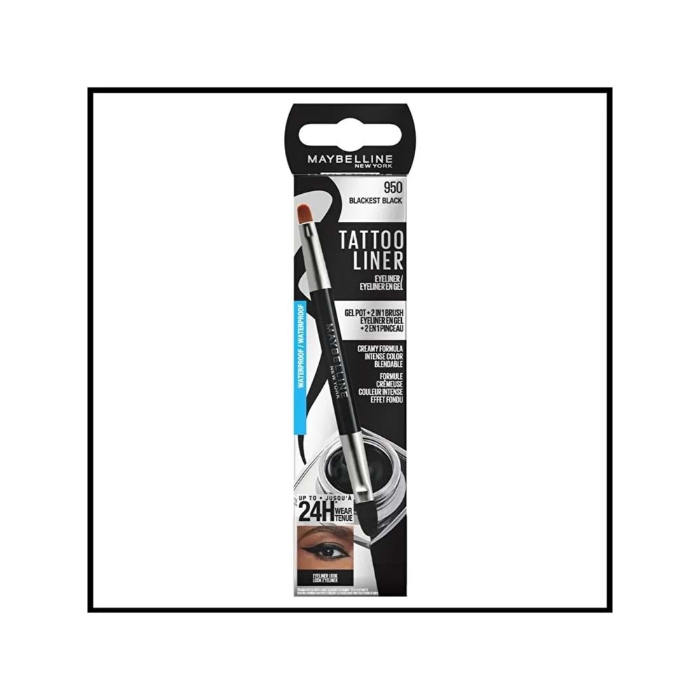MYB TATTO LINER GEL POT WATERPROFF BLACK