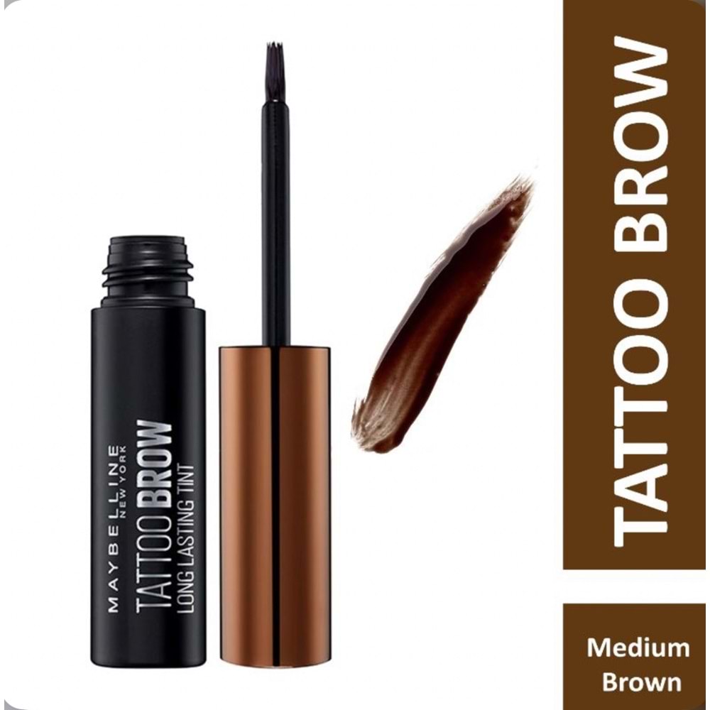 MYB TATTOO BROW GEL TINT 2 MEDIUM BROWN