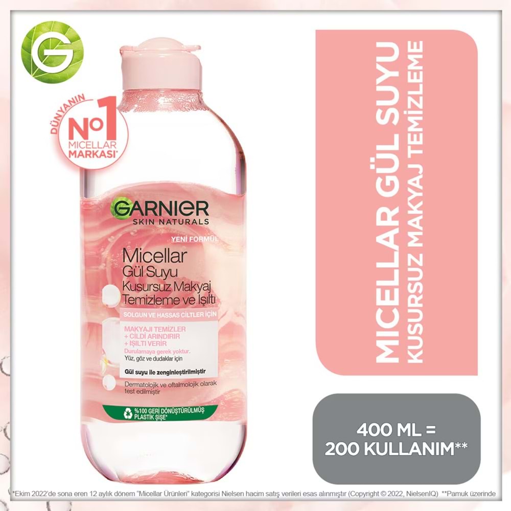 GARNIER MICELLAR GÜL SUYU