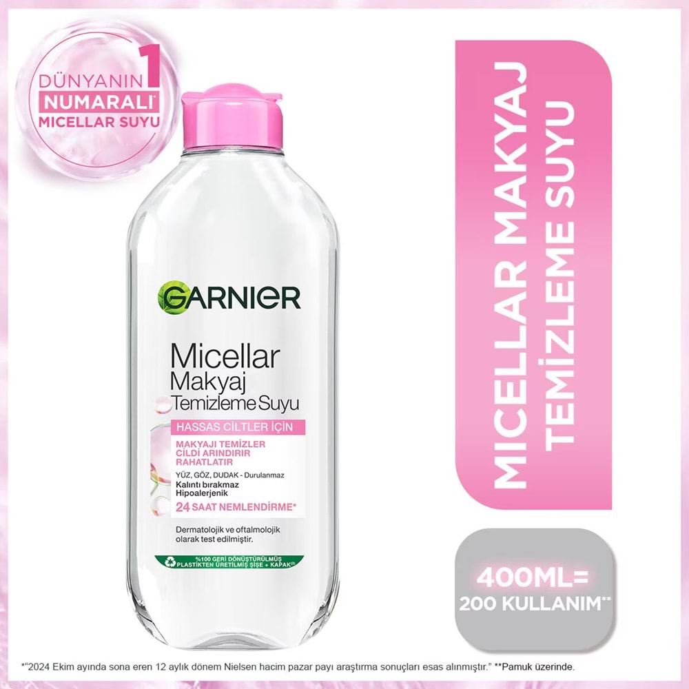 GARNIER SKIN KUSURSUZ MAKYAJ MICELLAR 400 ML