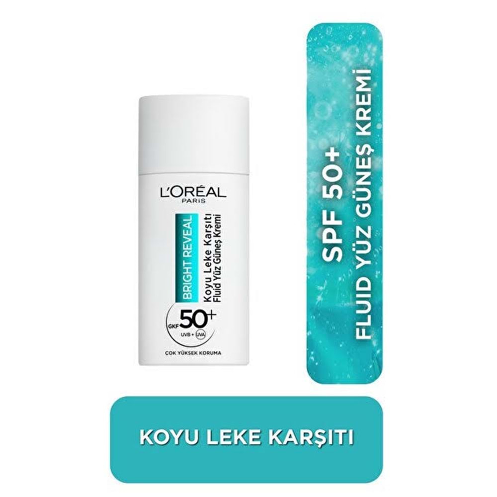LOREAL SKIN BRIGHT REVEAL NIASINAMIDE 50 SPF FLUİD YÜZ KREMİ