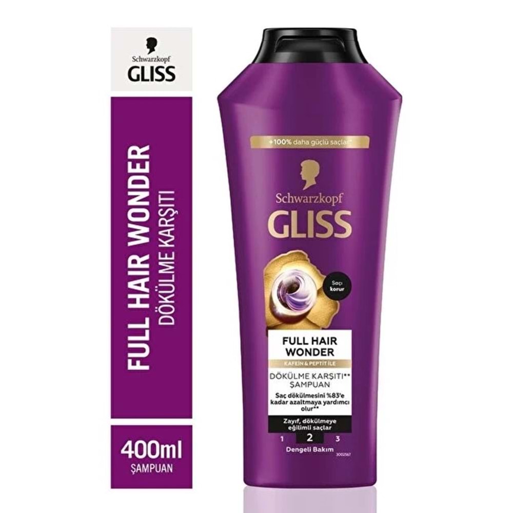 GLISS FULL HAIR WONDER ŞAMPUAN 400 ML