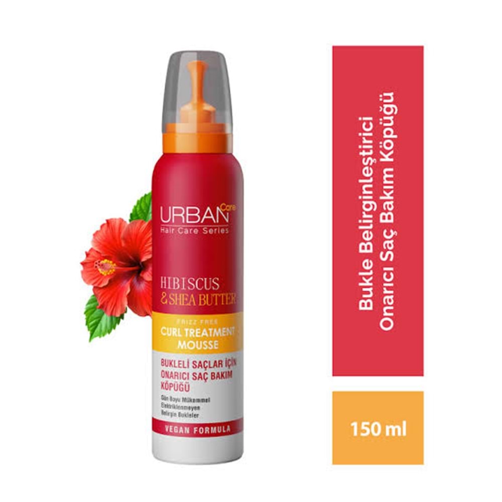 URBAN CARE HIBISCUS & SHEA BUTTER SAÇ KÖPÜĞÜ 150 ML
