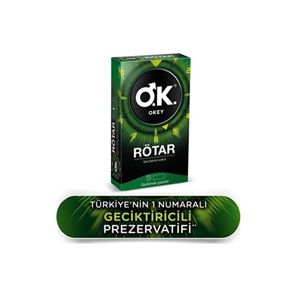OKEY PREZERVATİF RÖTAR 10LU