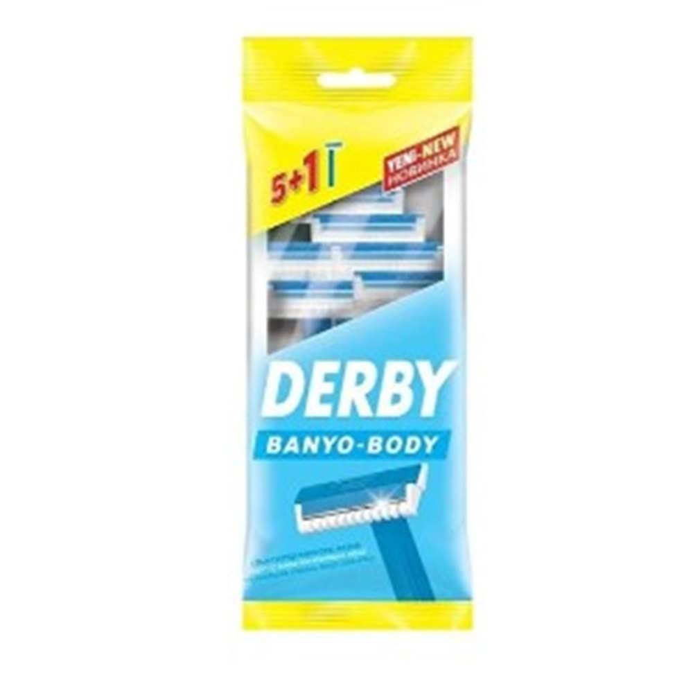 DERBY TIRAŞ BIÇAĞI 5+1 TEK BIÇAK BANYO