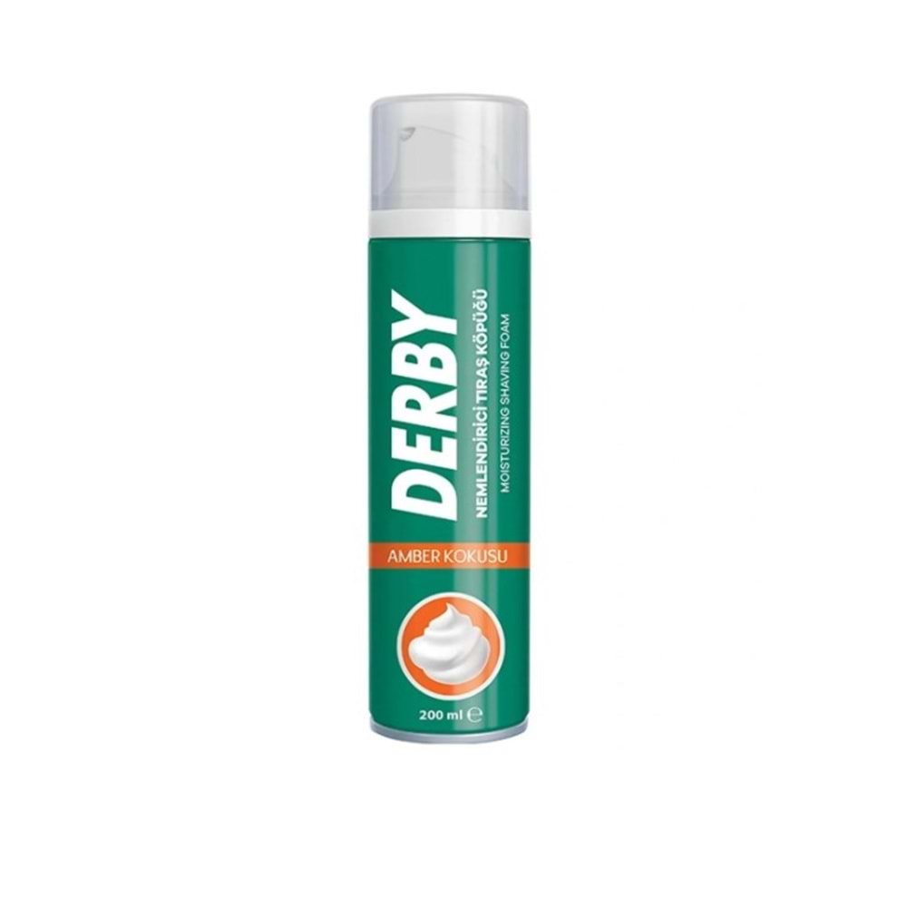 DERBY TIRAŞ KÖPÜĞÜ AMBER 200 ML
