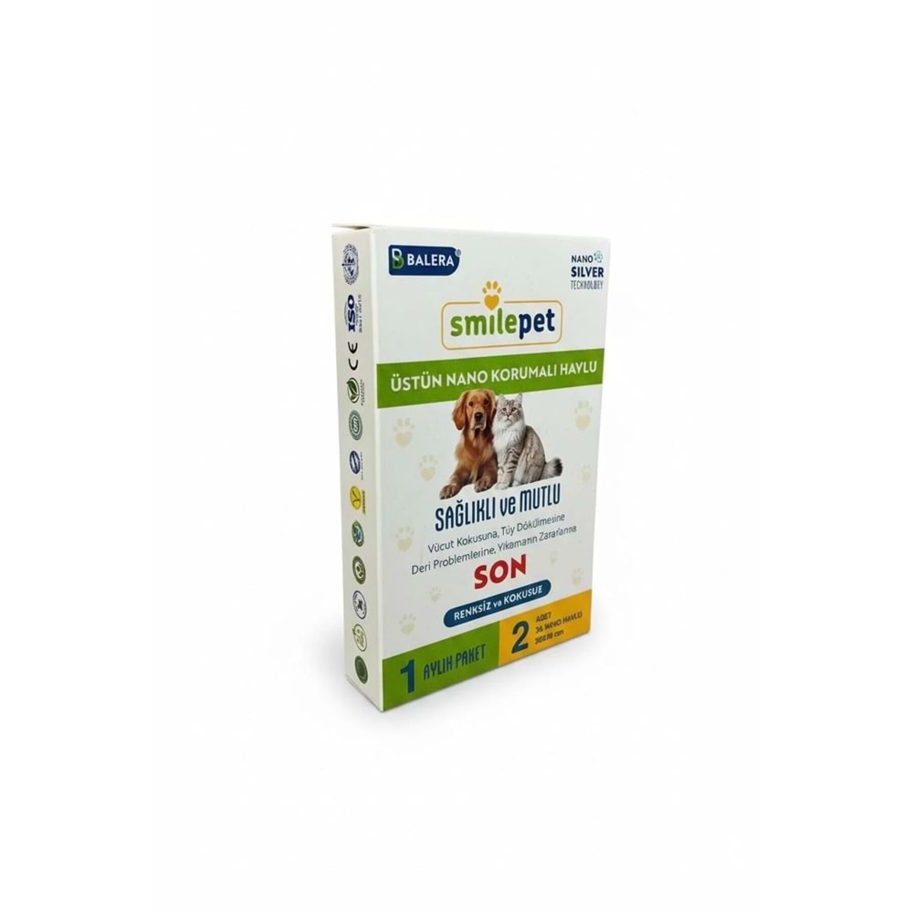 BALERA SMILEPET NANO HAVLU 2Lİ