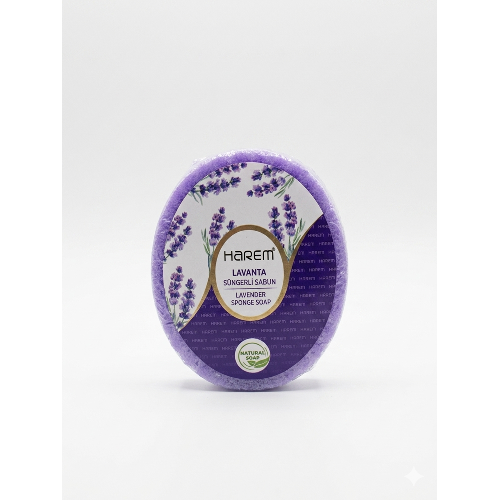 HAREMS LAVANTA SÜNGERLİ SABUN 120 GR