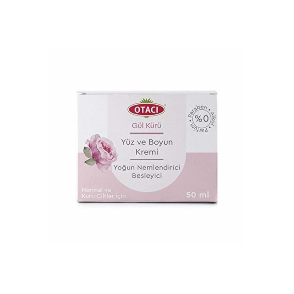 OTACI GÜL KÜRÜ YÜZ VE BOYUN KREMİ 50 ML