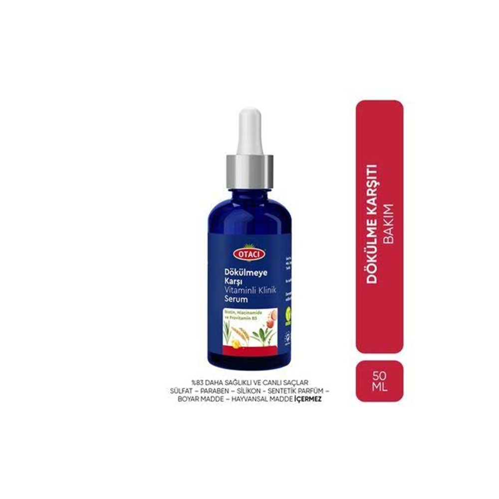 OTACI DÖKÜLMEYE KARŞI VİTAMİNLİ KLİNİK SERUM 50 ML