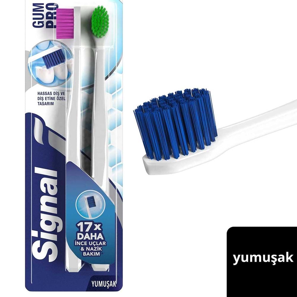 SİGNAL GUM PRO HASSAS DİŞ ETİ BAKIMI 2Lİ DİŞ FIRÇASI