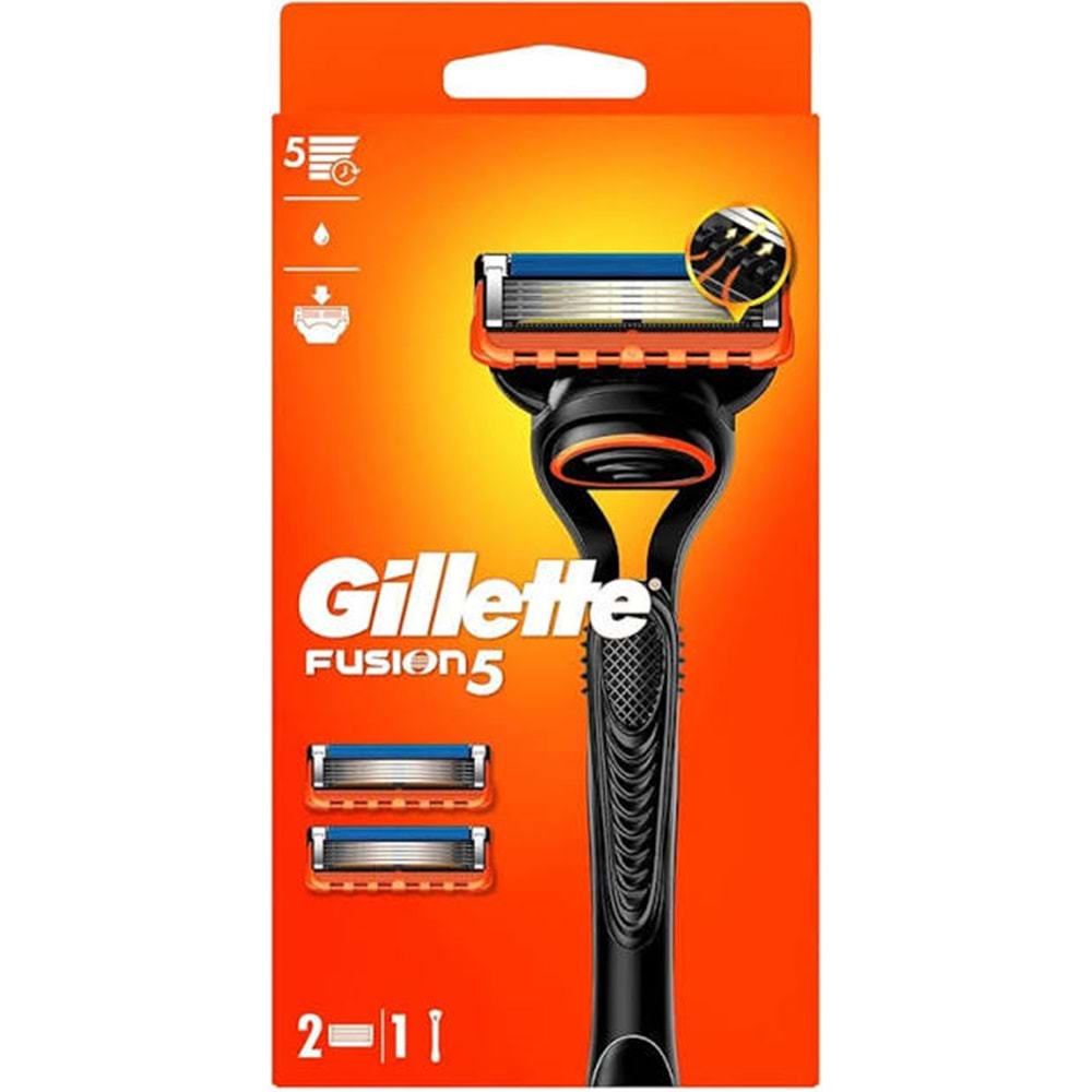 GİLLETTE FUSION SPORT 5 5 BIÇAK 2Lİ MAKİNE TRAŞ BIÇAĞI