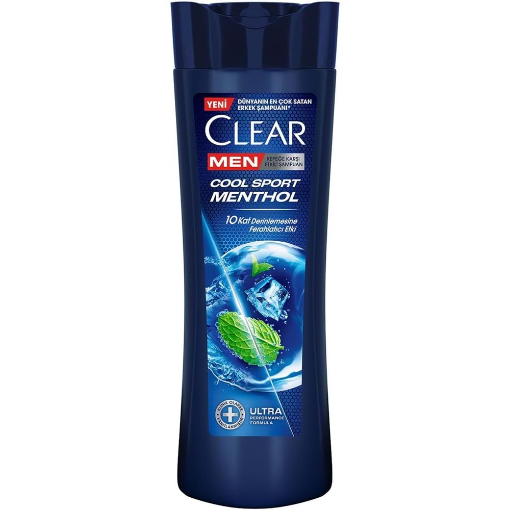 CLEAR MEN COOL SPORT MENTHOL ŞAMPUAN 350 ML