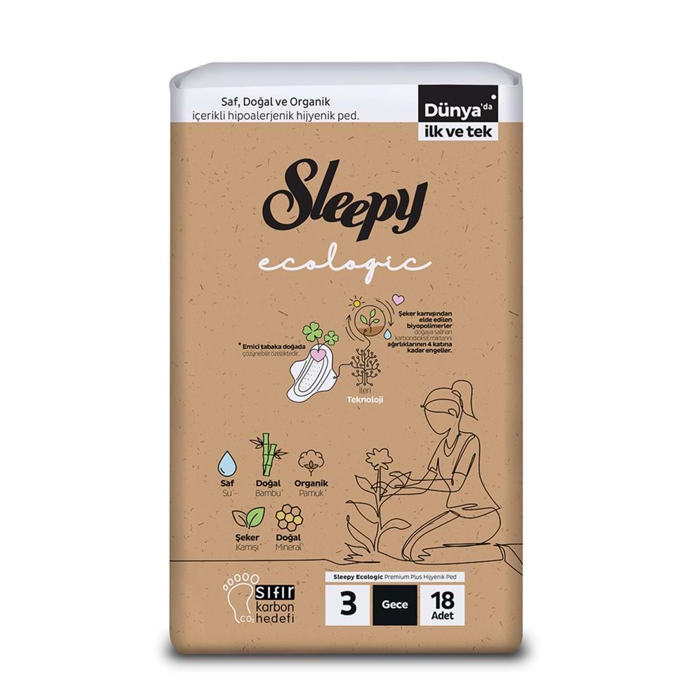 SLEEPY ECELOGIC 3 GECE 18Lİ PED