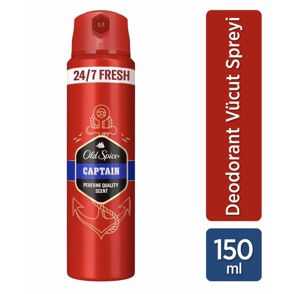 OLD SPICE CAPTAIN DEODORANT 150 ML