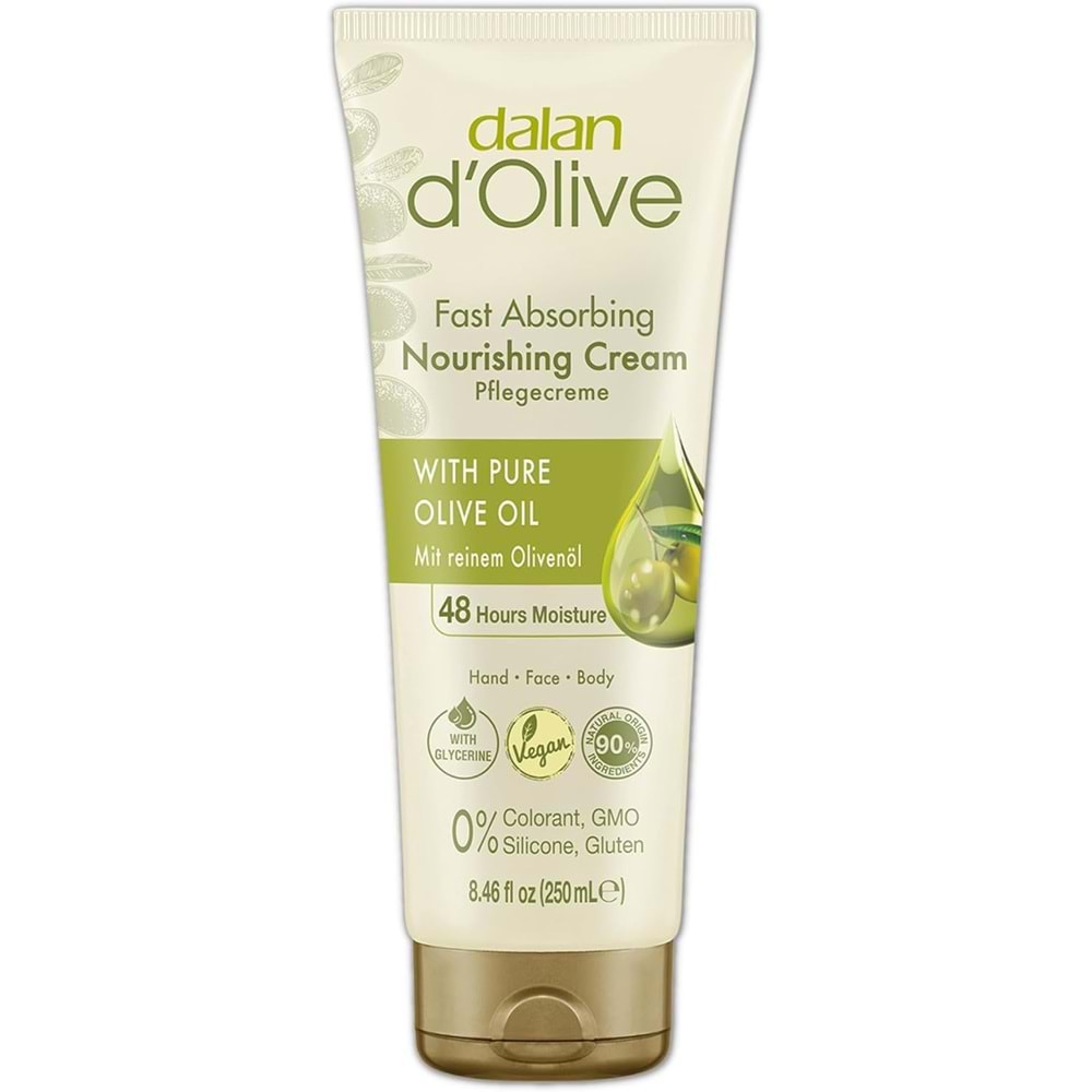 DALAN DOLIVE ZEYTİNYAĞLI KREM 250 ML