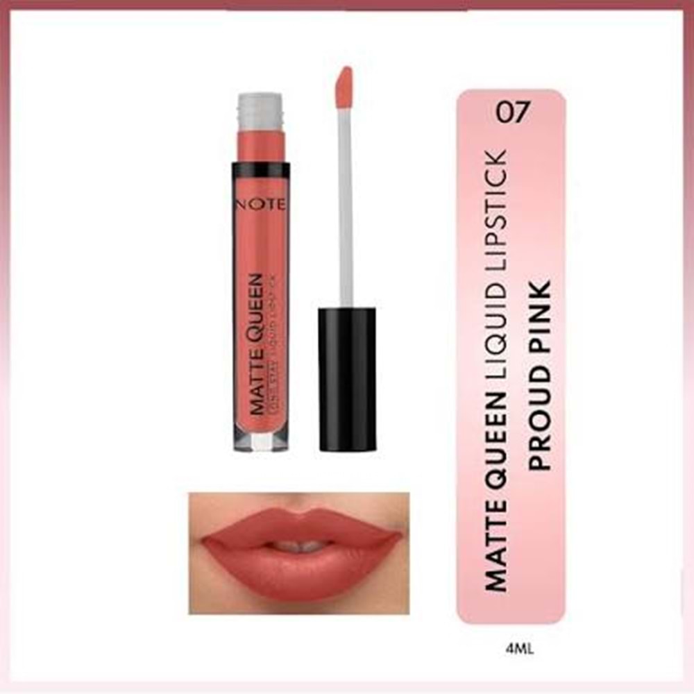 NOTE MATTE QUEEN LIPSTICK NO 07