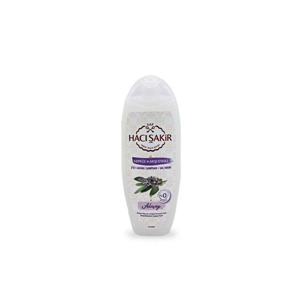 HACI ŞAKİR ADAÇAYI 2 IN 1 ŞAMPUAN 500 ML
