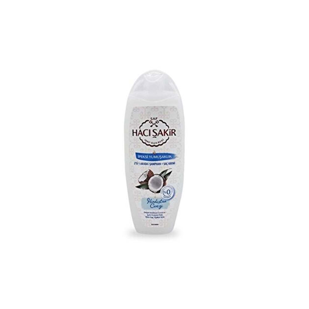 HACI ŞAKİR HİNDİSTAN CEVİZİ 2 IN 1 ŞAMPUAN 500 ML