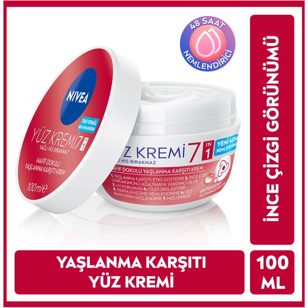 NIVEA YÜZ KREMİ YAŞLANMA KARŞITI 100 ML