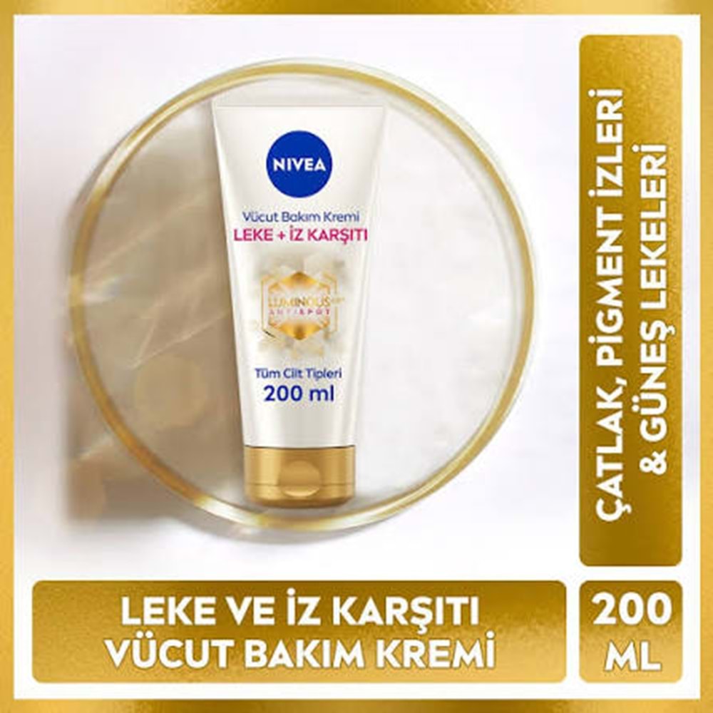 NIVEA LEKE+İZ KARŞITI VÜCUT BAKIM KREMİ 200 ML