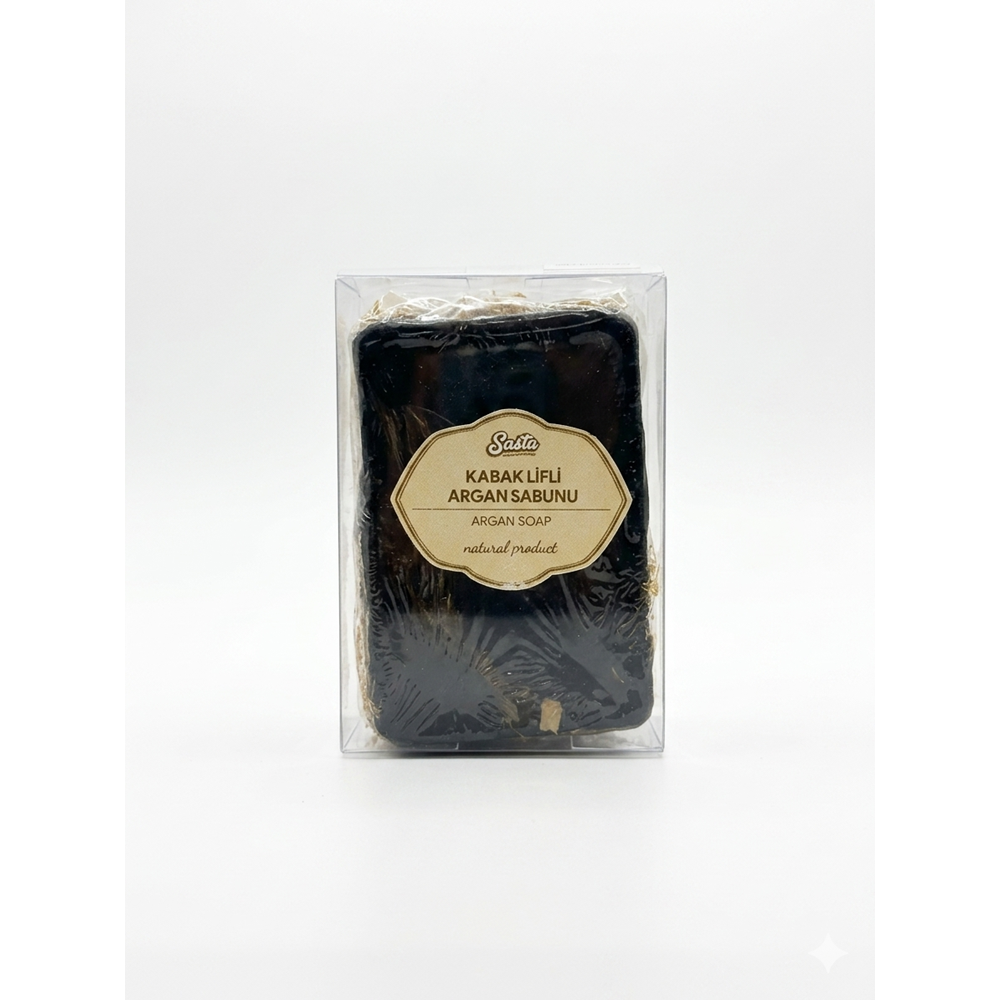 SASTA KABAK LİFLİ ARGAN SABUNU 110G
