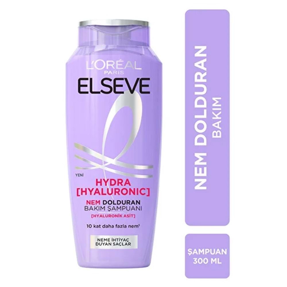 ELSEVE HYDRA HYALURONIC NEM DOLDURAN BAKIM ŞAMPUANI 300 ML