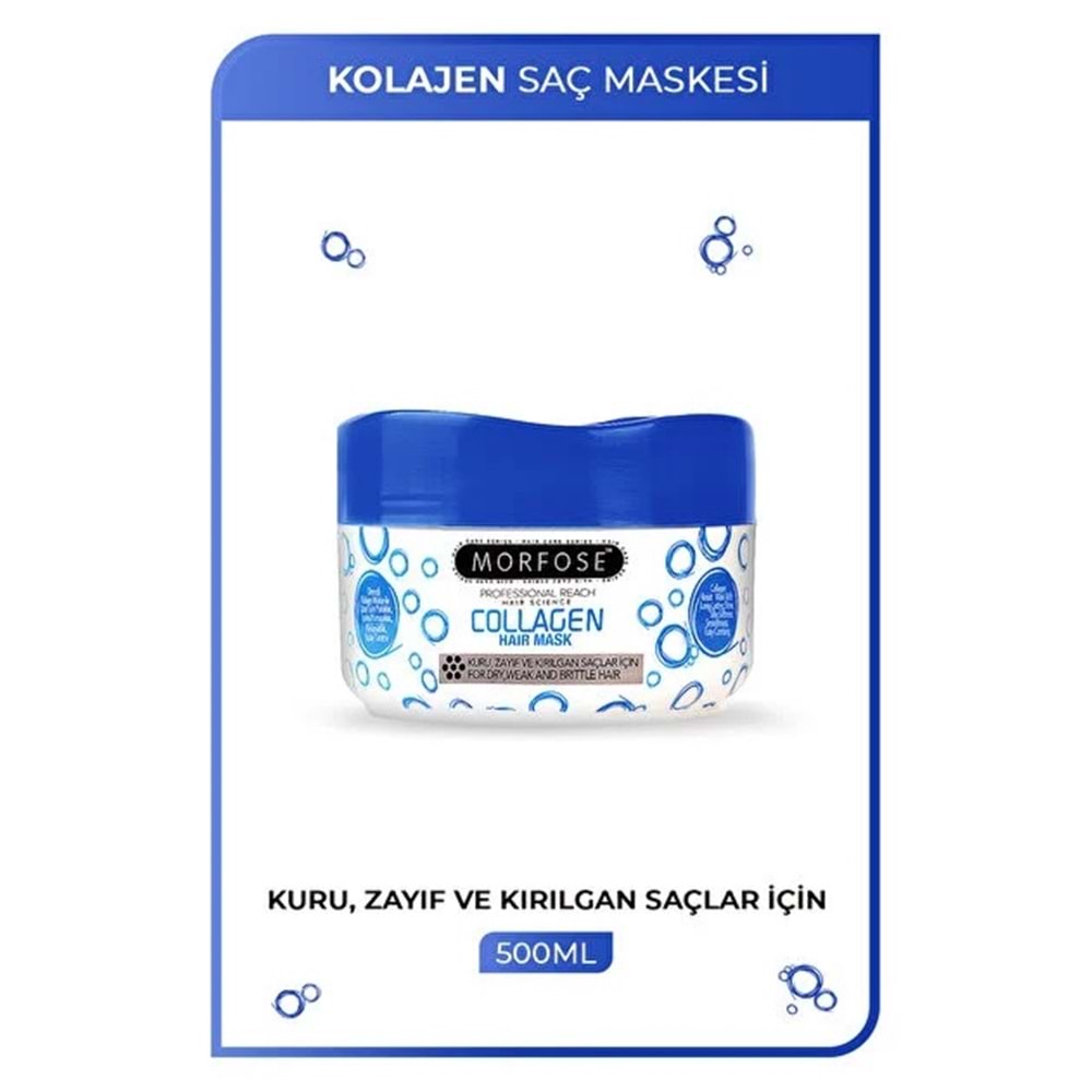 MORFOSE SAÇ MASKESİ KOLAJEN 500 ML