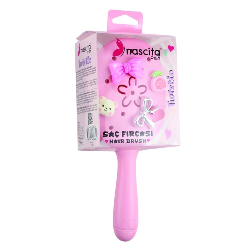 NASCITA TWİSTLO SAÇ FIRÇASI PEMBE
