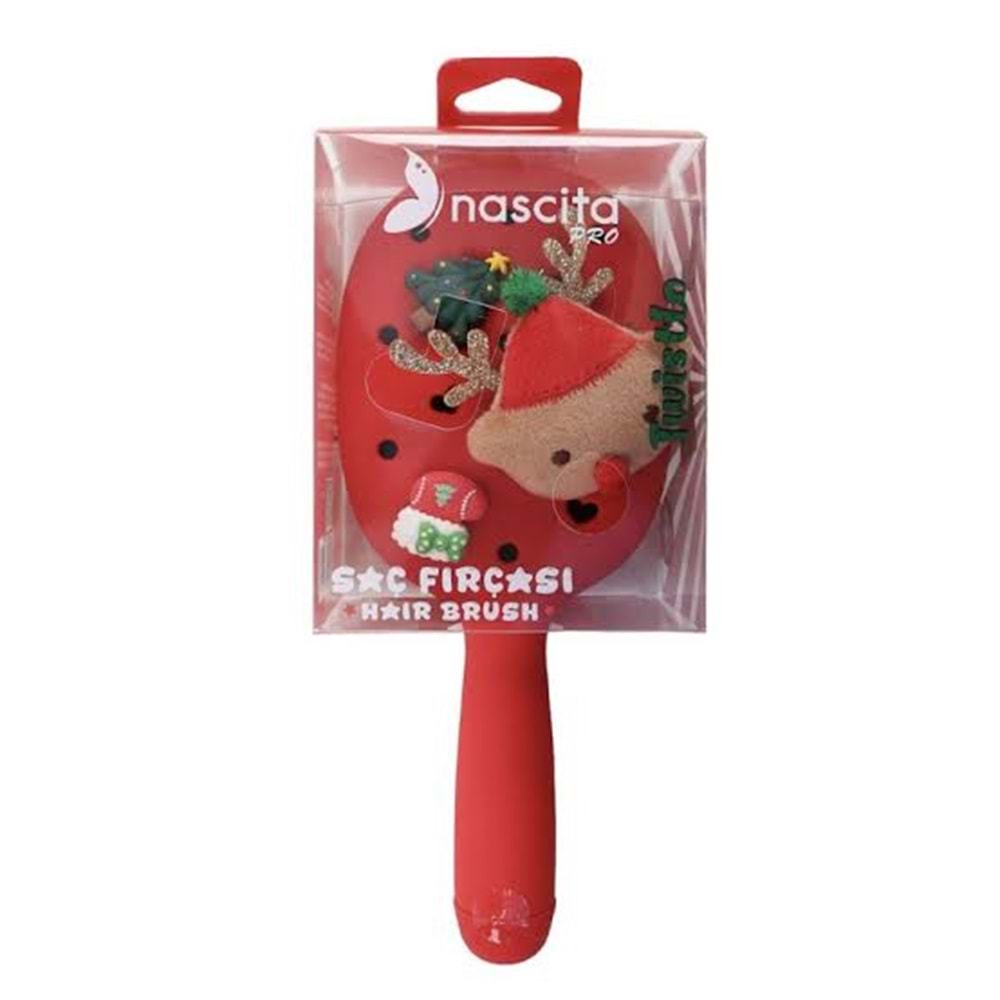 NASCITA TWİSTLO SAÇ FIRÇASI KIRMIZI