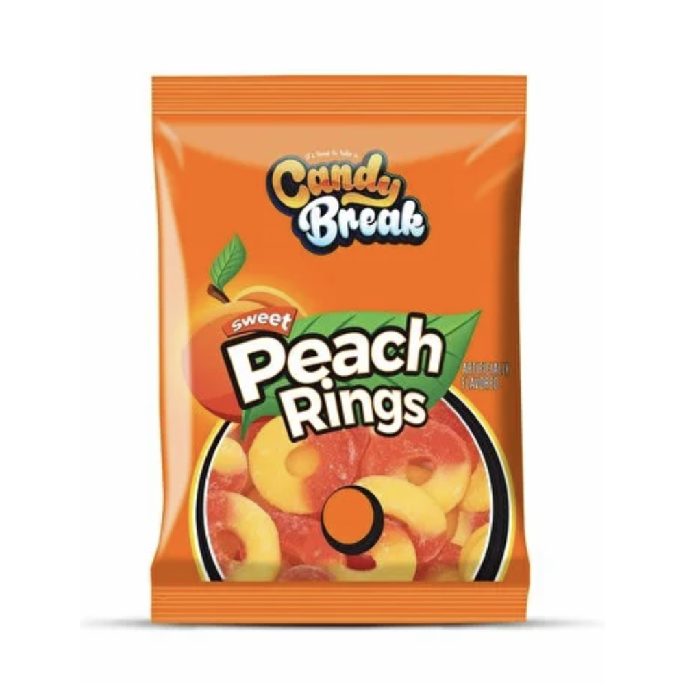 CANDY BREAK PEACH RİNGS ŞEFTALİ 113G
