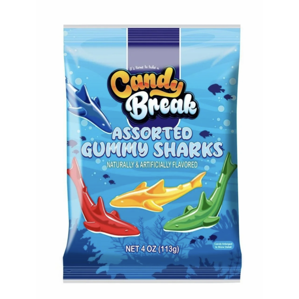 CANDY BREAK ASSORTED SHARKS KÖPEK BALIĞI 113G