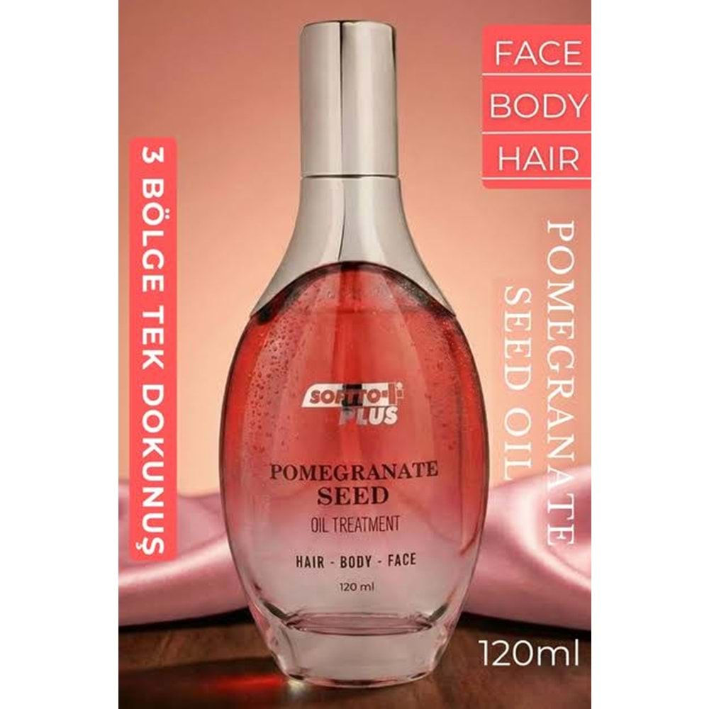 SOFTTO PLUS HAİR BODY FACE NAR ÇEKİRDEĞİ YAĞI 120 ML