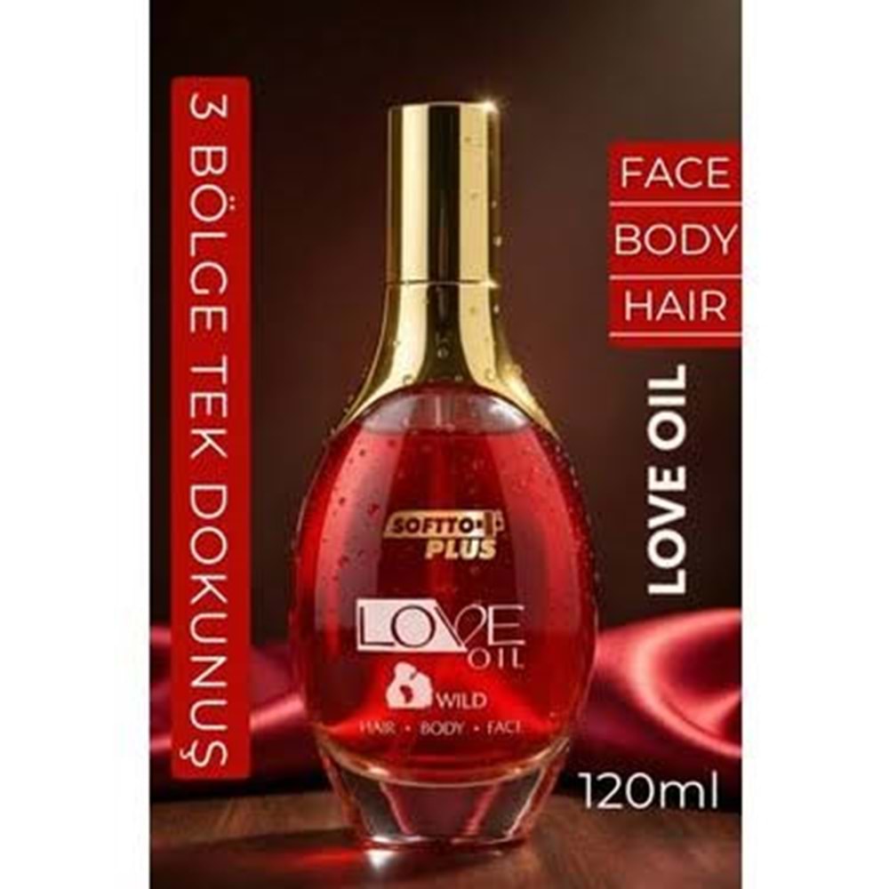 SOFTTO PLUS HAIR BODY FACE LOVE YAĞI 120 ML