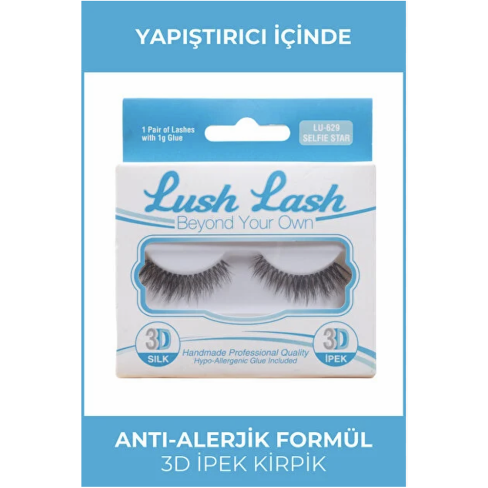 LUSH LASH 3D İPEK KİRPİK SELFİE STAR