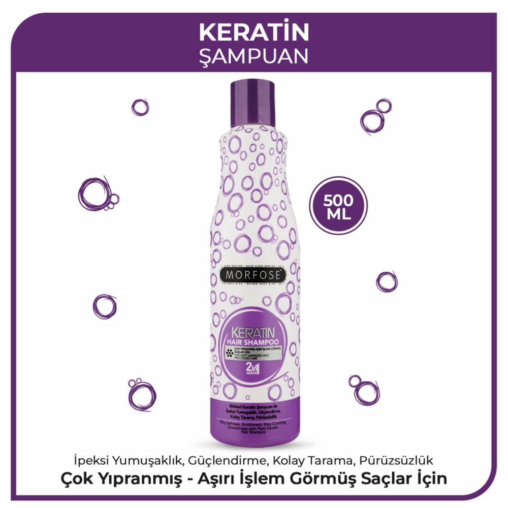 MORFOSE SAÇ ŞAMPUANI KERATİN 500 ML