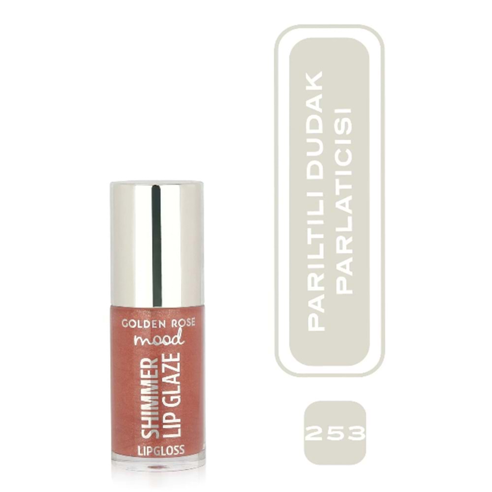 GR MOOD SHIMMER LIP GLAZE LIPGLOSS NO:253 SUN.GLAZ