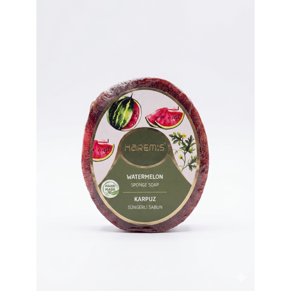HAREMS KARPUZ SÜNGERLİ SABUN 120 GR