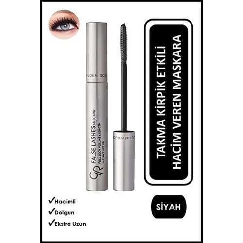 GOLDEN ROSE FALSE LASHES MASCARA