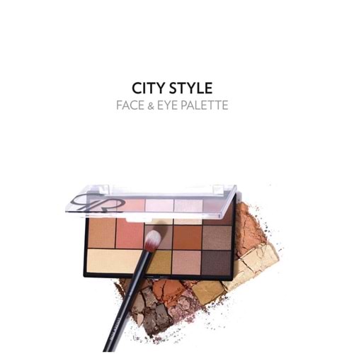 GOLDEN ROSE CITY STYLE FACE&EYE PALETTE 01