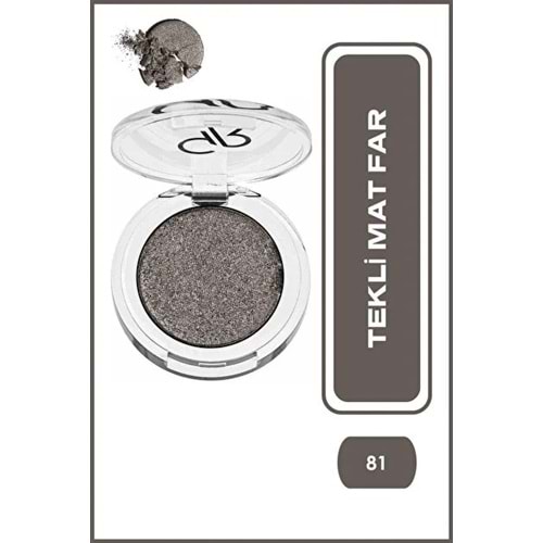 GOLDEN ROSE SOFT COLOR SHIMMER MONO EYESHADOW 81